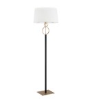 Lampy podłogowe z abażurem - Argon PERSEO l. podłogowa 1 pł. 1x15W (max) śmietankowy czarny 8309 - product 2
