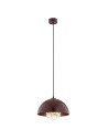 Argon PIAVA 8444 lampa wisząca 1 pł., klosz biało-brązowy (marmurek), elementy brązowe czekoladowe szkło, stal lakierowana Argon PIAVA 8444 lampa wisząca 1 pł., klosz biało-brązowy (marmurek), elementy brązowe czekoladowe szkło, stal lakierowana