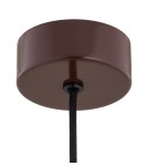 Argon PIAVA 8444 lampa wisząca 1 pł., klosz biało-brązowy (marmurek), elementy brązowe czekoladowe szkło, stal lakierowana Argon PIAVA 8444 lampa wisząca 1 pł., klosz biało-brązowy (marmurek), elementy brązowe czekoladowe szkło, stal lakierowana