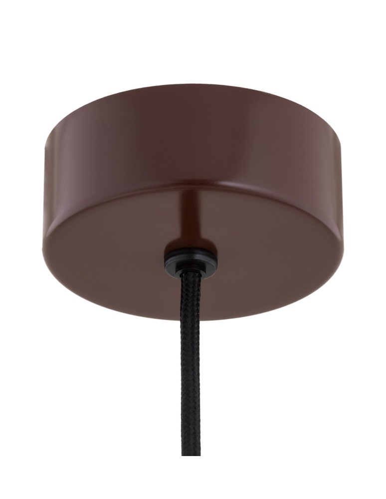 Argon PIAVA 8444 lampa wisząca 1 pł., klosz biało-brązowy (marmurek), elementy brązowe czekoladowe szkło, stal lakierowana Argon PIAVA 8444 lampa wisząca 1 pł., klosz biało-brązowy (marmurek), elementy brązowe czekoladowe szkło, stal lakierowana