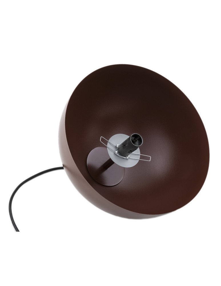 Argon PIAVA 8444 lampa wisząca 1 pł., klosz biało-brązowy (marmurek), elementy brązowe czekoladowe szkło, stal lakierowana Argon PIAVA 8444 lampa wisząca 1 pł., klosz biało-brązowy (marmurek), elementy brązowe czekoladowe szkło, stal lakierowana