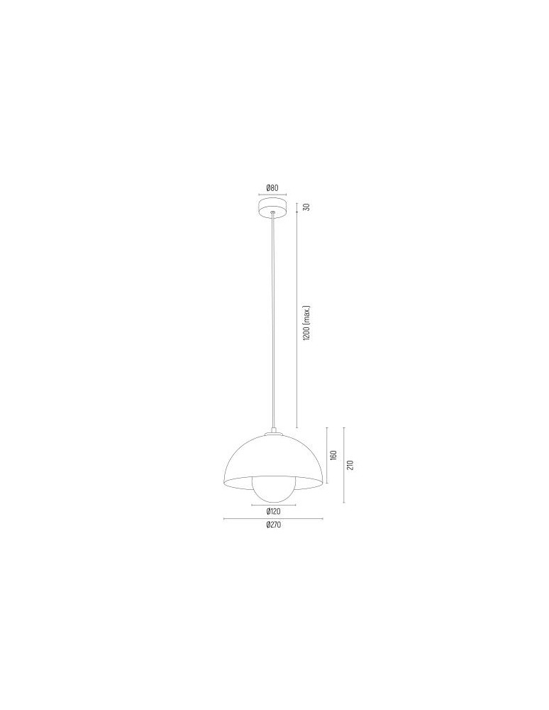 Argon PIAVA 8444 lampa wisząca 1 pł., klosz biało-brązowy (marmurek), elementy brązowe czekoladowe szkło, stal lakierowana Argon PIAVA 8444 lampa wisząca 1 pł., klosz biało-brązowy (marmurek), elementy brązowe czekoladowe szkło, stal lakierowana