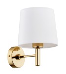 Kinkiety klasyczne - Argon PONTE PLUS kinkiet 1 pł. 1x15W (max) śmietankowy ciemny mosiądz 4728 - product 5