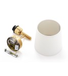 Kinkiety klasyczne - Argon PONTE PLUS kinkiet 1 pł. 1x15W (max) śmietankowy ciemny mosiądz 4728 - product 11