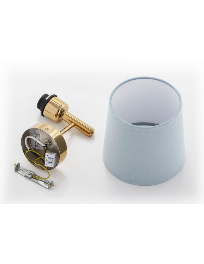 Argon PONTE kinkiet 1 pł. 1x15W (max) błękit ciemny mosiądz 4347 Argon PONTE kinkiet 1 pł. 1x15W (max) błękit ciemny mosiądz 4347