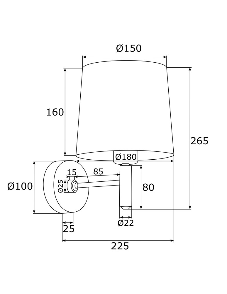 Argon PONTE kinkiet 1 pł. 1x15W (max) błękit ciemny mosiądz 4347 Argon PONTE kinkiet 1 pł. 1x15W (max) błękit ciemny mosiądz 4347