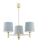 Argon PONTE lampa wisząca 3 pł. 3x15W (max) błękit ciemny mosiądz 1484 Argon PONTE lampa wisząca 3 pł. 3x15W (max) błękit ciemny mosiądz 1484