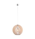 Argon PORTORYKO lampa wisząca 1 pł. kula 1x15W (max) jasny brąz chrom 3672 Argon PORTORYKO lampa wisząca 1 pł. kula 1x15W (max) jasny brąz chrom 3672