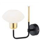Argon RAVELLO kinkiet 1 pł. 1x7W (max) opal mat czarny struktura 8032 Argon RAVELLO kinkiet 1 pł. 1x7W (max) opal mat czarny struktura 8032