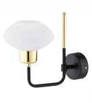 Argon RAVELLO kinkiet 1 pł. 1x7W (max) opal mat czarny struktura 8032 Argon RAVELLO kinkiet 1 pł. 1x7W (max) opal mat czarny struktura 8032