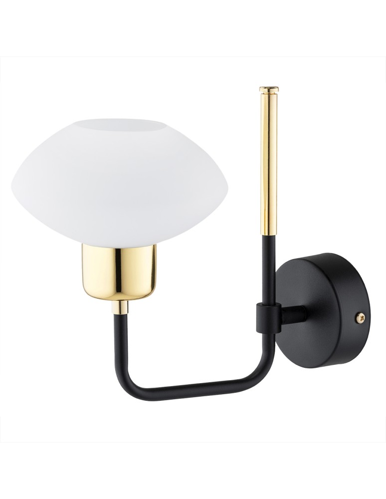 Argon RAVELLO kinkiet 1 pł. 1x7W (max) opal mat czarny struktura 8032 Argon RAVELLO kinkiet 1 pł. 1x7W (max) opal mat czarny struktura 8032