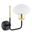 Argon RAVELLO kinkiet 1 pł. 1x7W (max) opal mat czarny struktura 8032 Argon RAVELLO kinkiet 1 pł. 1x7W (max) opal mat czarny struktura 8032