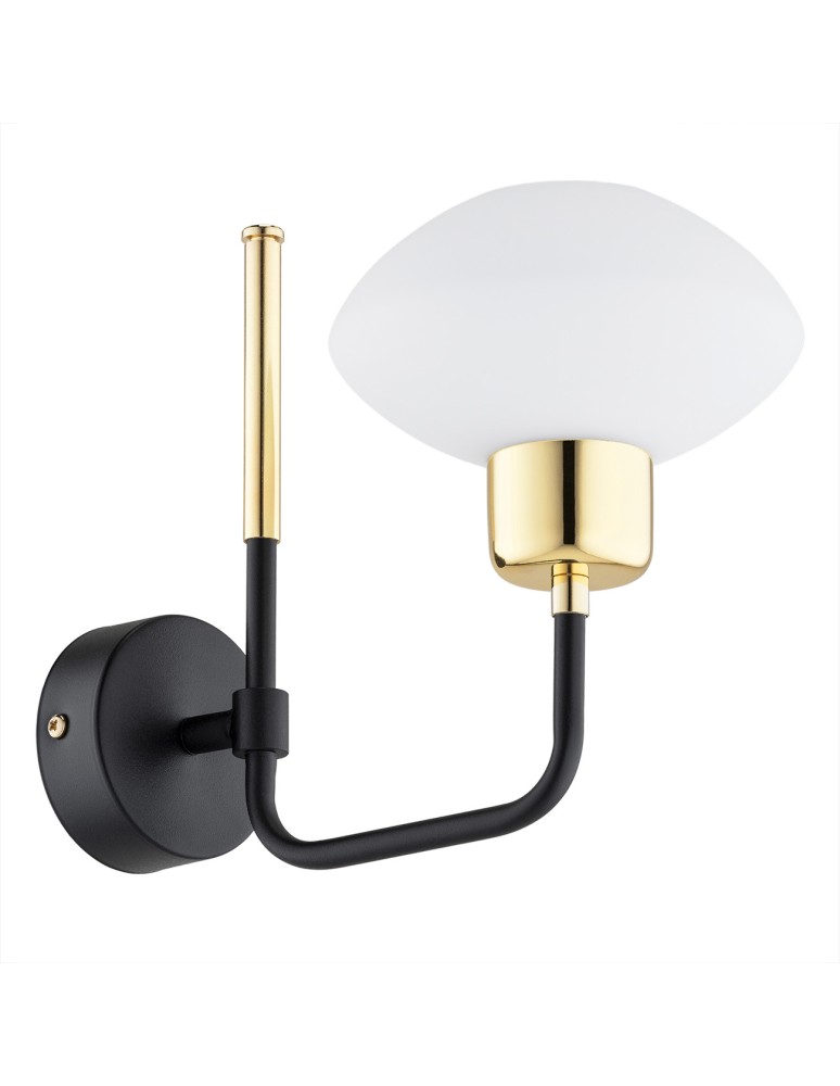 Argon RAVELLO kinkiet 1 pł. 1x7W (max) opal mat czarny struktura 8032 Argon RAVELLO kinkiet 1 pł. 1x7W (max) opal mat czarny struktura 8032