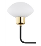 Argon RAVELLO kinkiet 1 pł. 1x7W (max) opal mat czarny struktura 8032 Argon RAVELLO kinkiet 1 pł. 1x7W (max) opal mat czarny struktura 8032