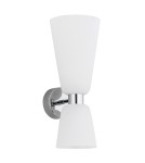 Argon RENO kinkiet 2 pł. 2x7W (max) opal mat chrom 1033 Argon RENO kinkiet 2 pł. 2x7W (max) opal mat chrom 1033
