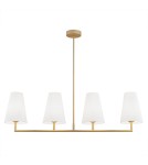 Argon SAFIANO lampa wisząca 4 pł. 4x15W (max) biały złoty 1828 Argon SAFIANO lampa wisząca 4 pł. 4x15W (max) biały złoty 1828