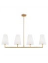 Argon SAFIANO lampa wisząca 4 pł. 4x15W (max) biały złoty 1828