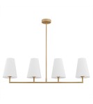 Argon SAFIANO lampa wisząca 4 pł. 4x15W (max) biały złoty 1828 Argon SAFIANO lampa wisząca 4 pł. 4x15W (max) biały złoty 1828