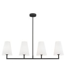 Argon SAFIANO lampa wisząca 4 pł. 4x15W (max) biały czarny 1831 Argon SAFIANO lampa wisząca 4 pł. 4x15W (max) biały czarny 1831