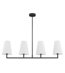 Argon SAFIANO lampa wisząca 4 pł. 4x15W (max) biały czarny 1831 Argon SAFIANO lampa wisząca 4 pł. 4x15W (max) biały czarny 1831