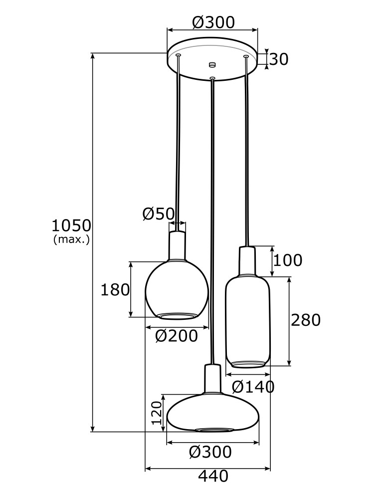 Argon SAGUNTO lampa wisząca 3 pł. na okrągłej podsufitce 3x15W (max) opal mat mosiądz 1489 Argon SAGUNTO lampa wisząca 3 pł. na okrągłej podsufitce 3x15W (max) opal mat mosiądz 1489