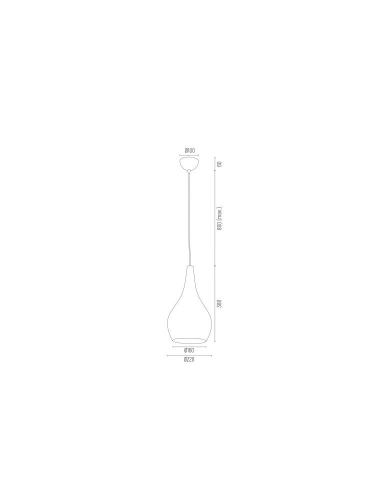 Argon SANTANA lampa wisząca 1 pł 1x15W (max) czarny czarny połysk 3997 Argon SANTANA lampa wisząca 1 pł 1x15W (max) czarny czarny połysk 3997