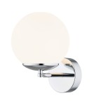 Kinkiety łazienkowe - Argon SATELITE kinkiet 1 pł. 1x15W (max) opal mat IP44 chrom 3988 - product 2