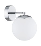 Kinkiety łazienkowe - Argon SATELITE kinkiet 1 pł. 1x15W (max) opal mat IP44 chrom 3988 - product 6