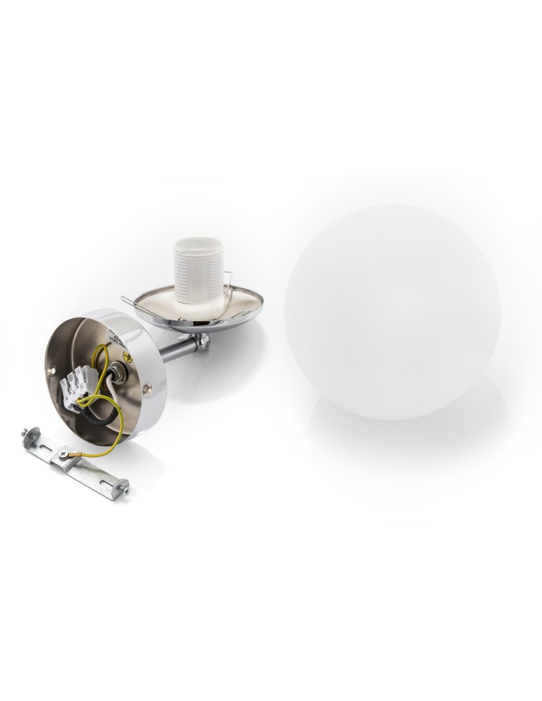 Argon SATELITE kinkiet 1 pł. 1x15W (max) opal mat IP44 chrom 3988