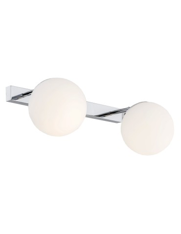 Argon SATELITE kinkiet 2 pł. 2x15W (max) opal mat IP44 chrom 840