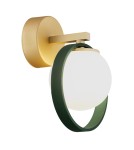 Argon SATURNIA kinkiet 1 pł. 1x6W (max) opal mat zielony 8258 Argon SATURNIA kinkiet 1 pł. 1x6W (max) opal mat zielony 8258