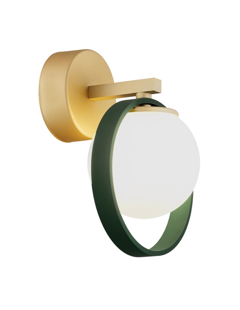 Argon SATURNIA kinkiet 1 pł. 1x6W (max) opal mat zielony 8258 Argon SATURNIA kinkiet 1 pł. 1x6W (max) opal mat zielony 8258