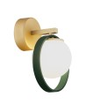 Argon SATURNIA kinkiet 1 pł. 1x6W (max) opal mat zielony 8258