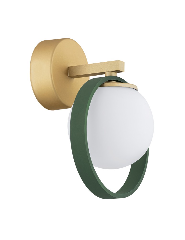 Argon SATURNIA kinkiet 1 pł. 1x6W (max) opal mat zielony 8258 Argon SATURNIA kinkiet 1 pł. 1x6W (max) opal mat zielony 8258