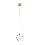 Argon SATURNIA zwis 1 pł. 1x6W (max) opal mat zielony 8256 Argon SATURNIA zwis 1 pł. 1x6W (max) opal mat zielony 8256