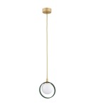 Argon SATURNIA zwis 1 pł. 1x6W (max) opal mat zielony 8256 Argon SATURNIA zwis 1 pł. 1x6W (max) opal mat zielony 8256