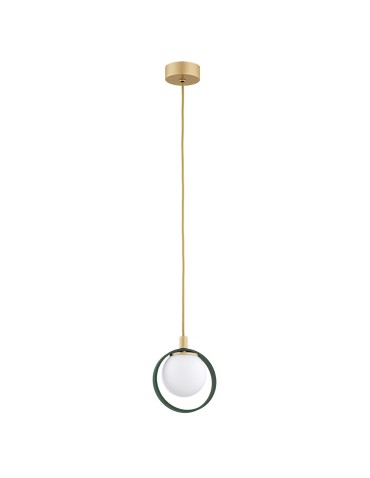 Argon SATURNIA zwis 1 pł. 1x6W (max) opal mat zielony 8256 - produkt 2