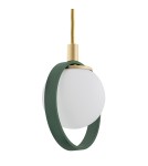 Argon SATURNIA zwis 4 pł. 4x6W (max) opal mat zielony 1808 Argon SATURNIA zwis 4 pł. 4x6W (max) opal mat zielony 1808