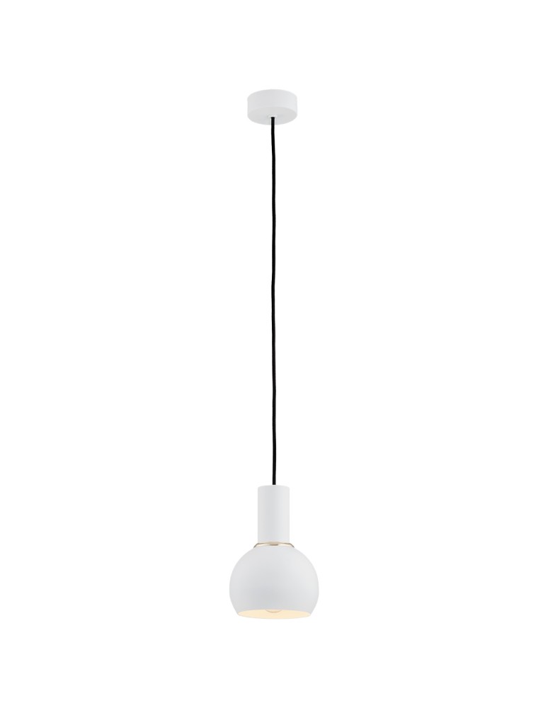Argon SINES lampa wisząca 1 pł. 1x15W (max) biały struktura elementy mosiądzowane 4215 Argon SINES lampa wisząca 1 pł. 1x15W (max) biały struktura elementy mosiądzowane 4215