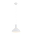 Lampy wiszące pojedyncze - Argon SINES lampa wisząca 1 pł. 1x15W (max) biały struktura mosiądzowany 4220 - product 1