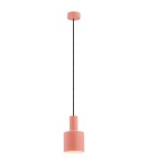 Lampy wiszące pojedyncze - Argon SINES lampa wisząca 1 pł. 1x15W (max) koral struktura elementy mosiądzowane 4218 - product 1