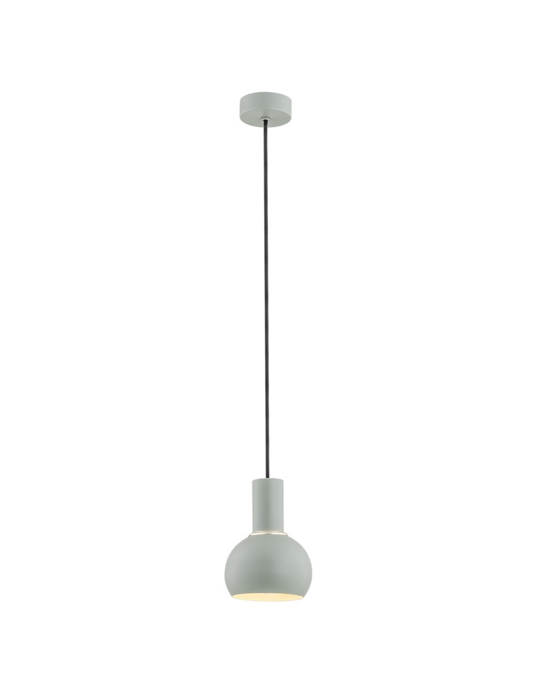 Argon SINES lampa wisząca 1 pł. 1x15W (max) szałwia struktura elementy mosiądzowane 4214