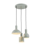 Argon SINES lampa wisząca 3 pł. na okrągłej podsufitce 3x15W (max) szałwia struktura elementy mosiądzowane 1470 Argon SINES lampa wisząca 3 pł. na okrągłej podsufitce 3x15W (max) szałwia struktura elementy mosiądzowane 1470