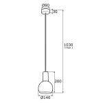 Argon SINES lampa wisząca 3 pł. na okrągłej podsufitce 3x15W (max) szałwia struktura elementy mosiądzowane 1470 Argon SINES lampa wisząca 3 pł. na okrągłej podsufitce 3x15W (max) szałwia struktura elementy mosiądzowane 1470