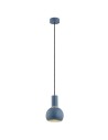 Argon SINES lampa wisząca 1 pł. 1x15W (max) granat struktura elementy mosiądzowane 4216