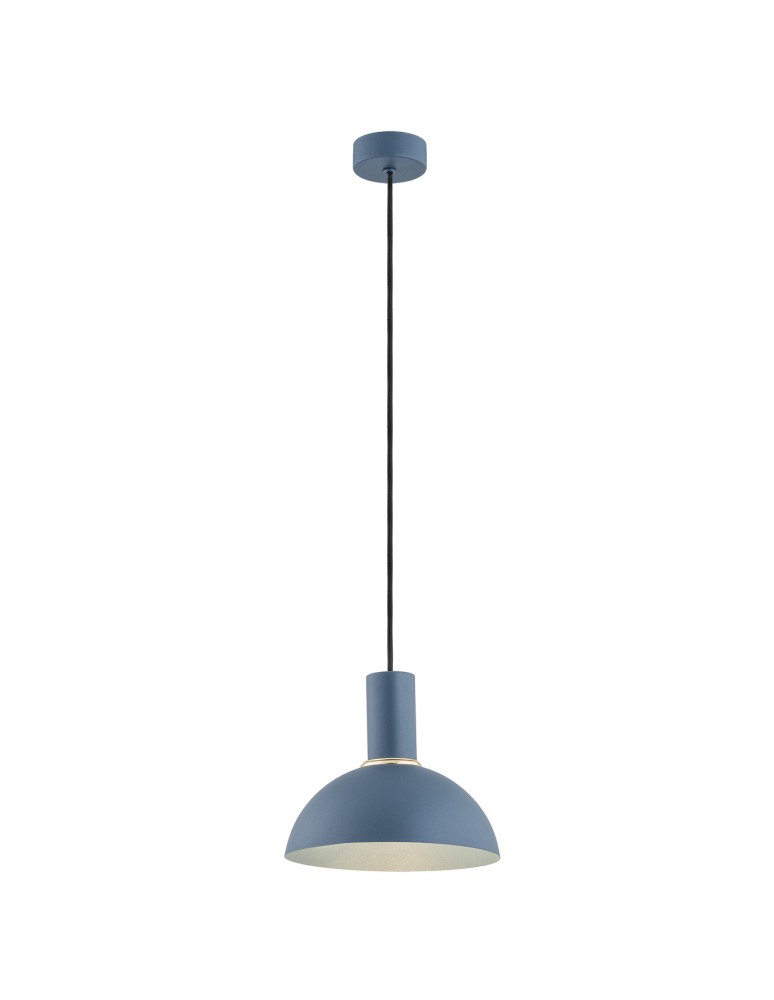 Argon SINES lampa wisząca 1 pł. 1x15W (max) granat struktura elementy mosiądzowane 4221