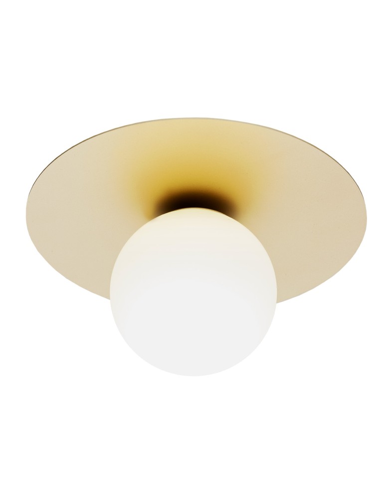 Argon SPELLO plafon 1 pł. 1x7W (max) opal mat złoty 8262 Argon SPELLO plafon 1 pł. 1x7W (max) opal mat złoty 8262