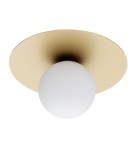 Argon SPELLO plafon 1 pł. 1x7W (max) opal mat złoty 8262 Argon SPELLO plafon 1 pł. 1x7W (max) opal mat złoty 8262