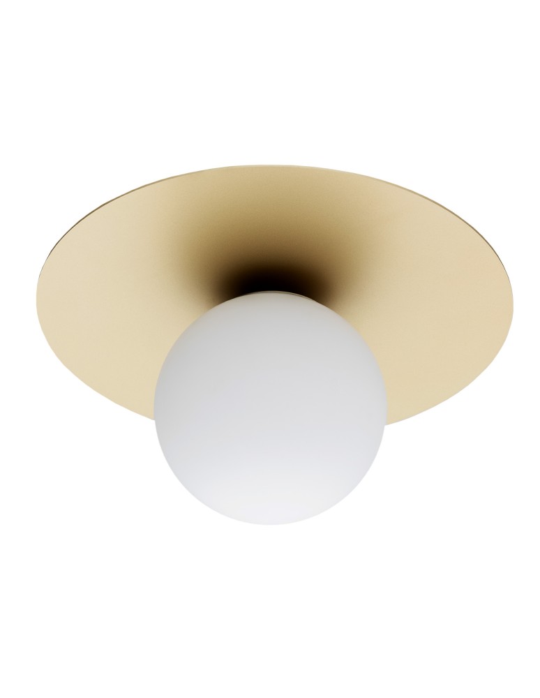 Argon SPELLO plafon 1 pł. 1x7W (max) opal mat złoty 8262 Argon SPELLO plafon 1 pł. 1x7W (max) opal mat złoty 8262