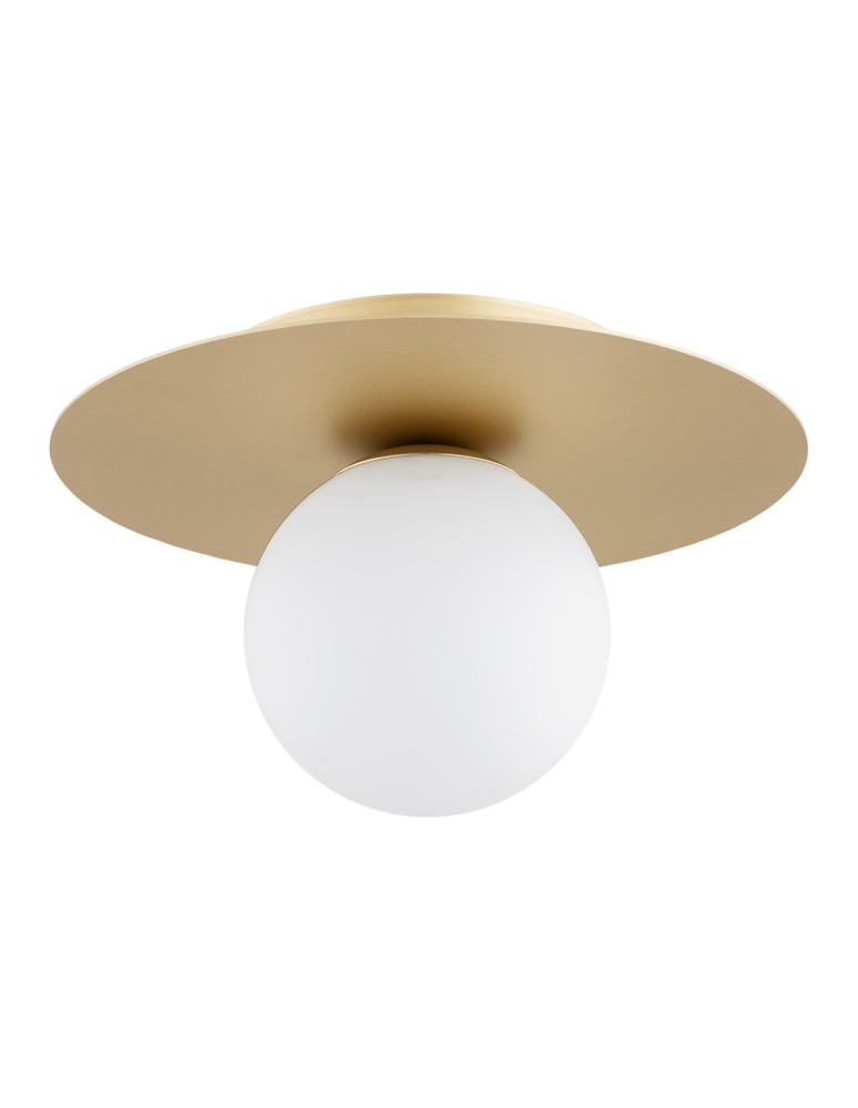 Argon SPELLO plafon 1 pł. 1x7W (max) opal mat złoty 8262 Argon SPELLO plafon 1 pł. 1x7W (max) opal mat złoty 8262